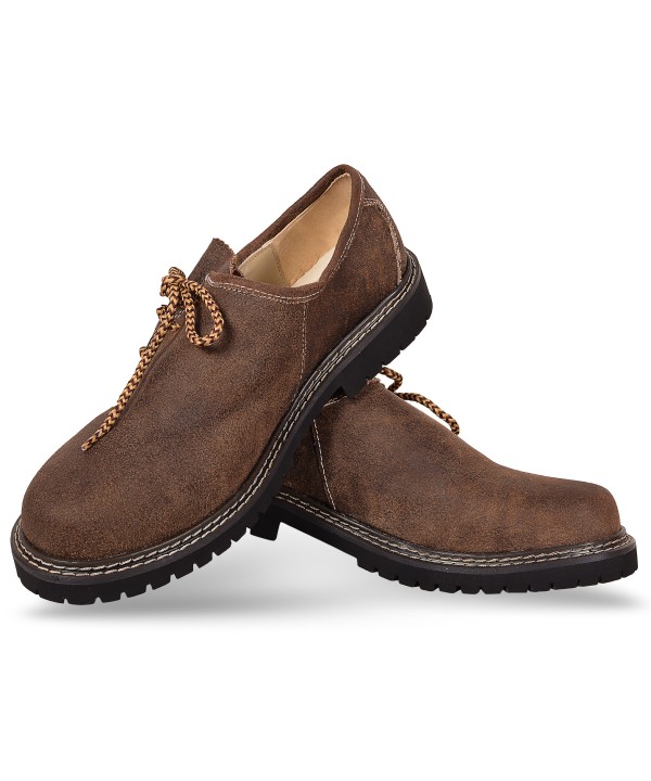 German Lederhosen Shoes Brown