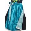 German Dirndl Dress Blue 2 Way Flip Apron