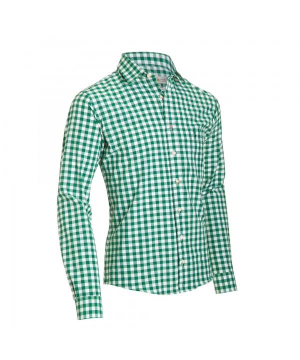 Bavarian Slim Shirt Pine Green