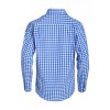 Shirt Small Checkered Cobalt Blue