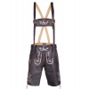 Bavarian Authentic Lederhosen Wild Brown