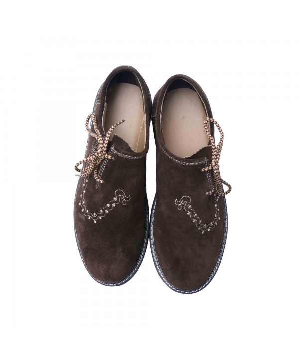 Traditional Lederhosen Shoes Dark Brown