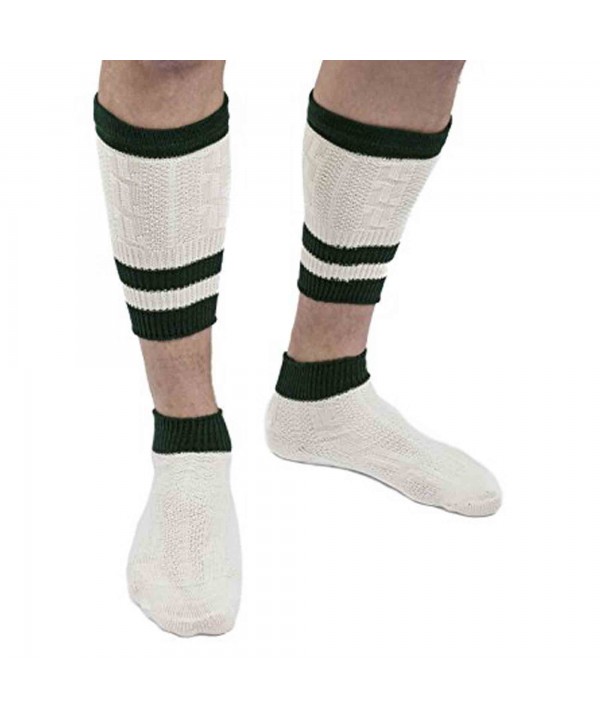 Loferl Bavarian Lederhosen Socks Off-White
