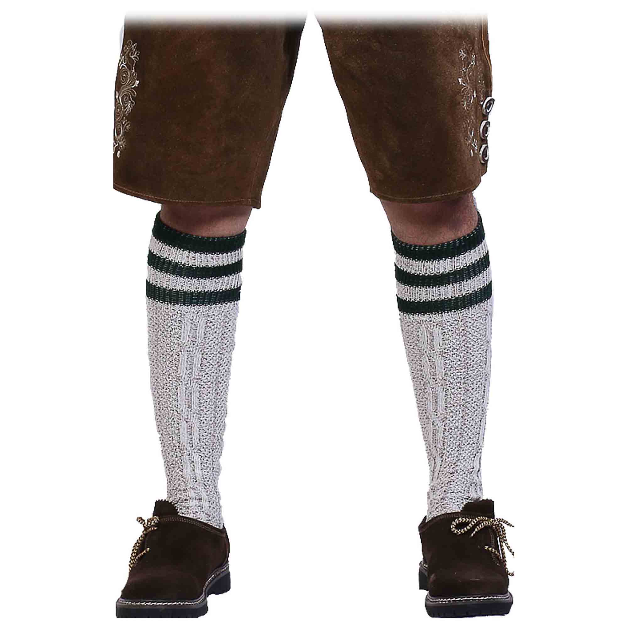 Long Embroidered German Lederhosen Socks Bavarian Socks for Traditional Oktoberfest Outfit Trachten 