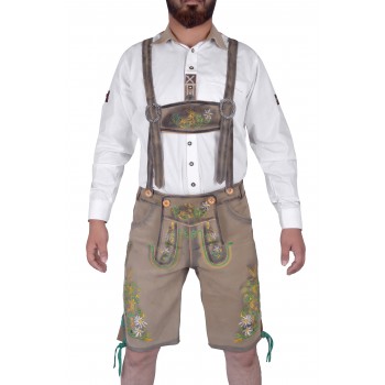 Authentic Herren German Lederhosen Beach