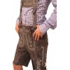 Plattler German Lederhosen Charcoal Black