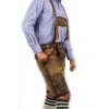 Bavarian Short Lederhosen Real Shaded Brown