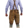 Bavarian Short Lederhosen Real Shaded Brown