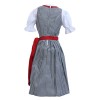 Traditional German Dirndl Black Red