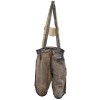 Bavarian Short Lederhosen Real Shaded Brown