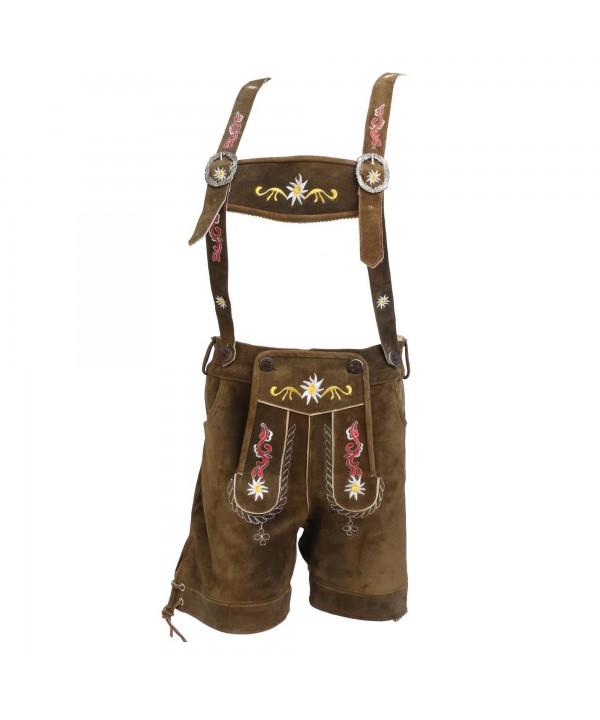 Floral Womens German Lederhosen Embroidered