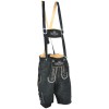 Traditional German Authentic Lederhosen Black