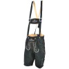 Traditional German Authentic Lederhosen Black