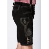 Men’s Lederhosen - Authentic Black Bavarian Lederhosen
